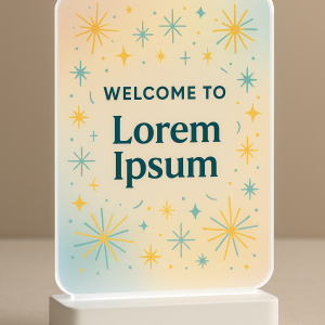 LED Table Top Standee